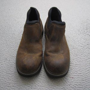 Carhartt Boots Mens Size 13 Brown Romeo Oxford Waterproof Workwear Soft Toe